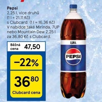 Limonáda Pepsi
