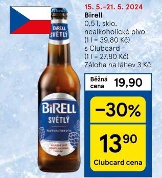 Nealkoholické pivo Birell