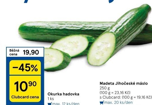 Okurka salátová - hadovka