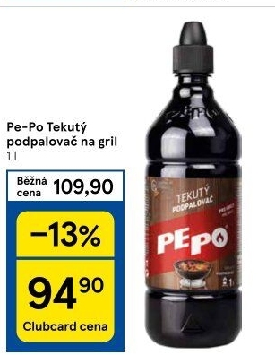 Podpalovač tekutý Pe-Po