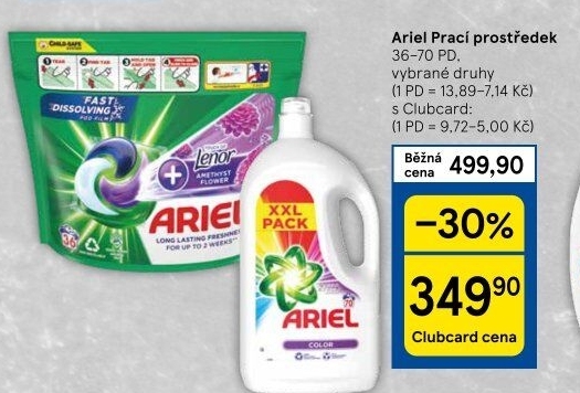 Prací prostředky Ariel
