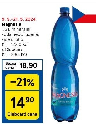 Přírodní voda Magnesia