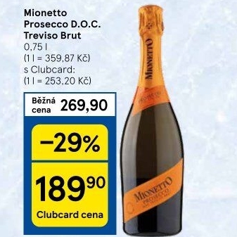 Prosecco brut DOC Treviso Mionetto