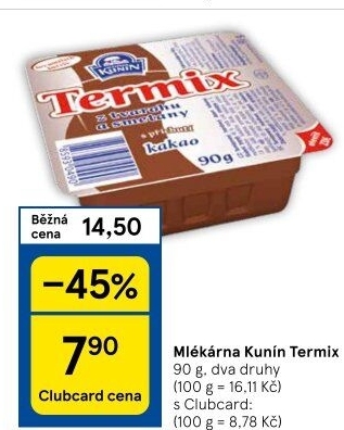 Termix Mlékárna Kunín