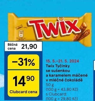 Tyčinka Twix