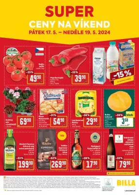 akční leták BILLA 15.5.2024-21.5.2024