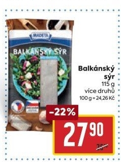 Balkánský sýr Madeta