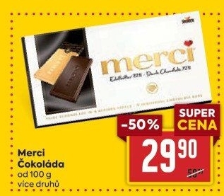 Čokoláda Merci