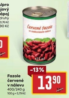 Fazole červené - konzerva