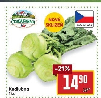 Kedlubna Česká farma