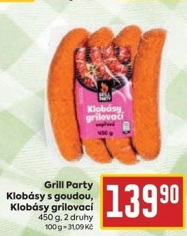 Klobása s goudou Grill Party
