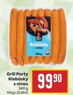 Klobása s nivou Grill Party