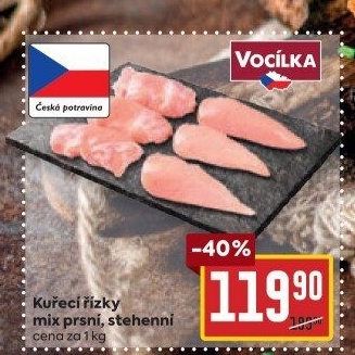 Kuřecí řízky mix Vocílka