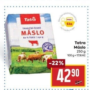 Máslo Tatra