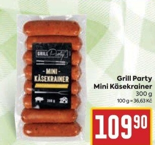 Mini Käsekrainer Grill Party