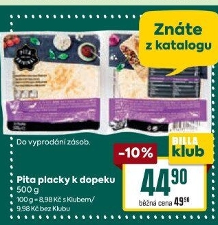 Pita placky k dopečení Pita Original