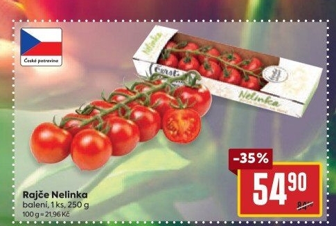 Rajčata keříková Čerstvě utrženo