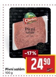 Salám pivní Beskydské uzeniny Chodura