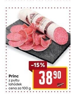 Salám Princ Kostelecké uzeniny