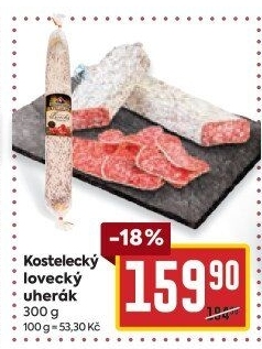 Salám Uherák lovecký Kostelecké uzeniny