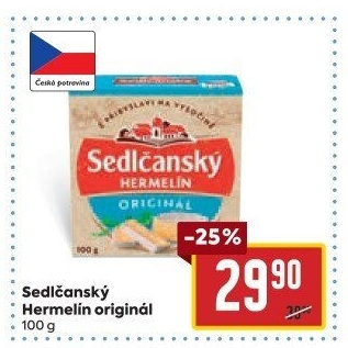 Sýr Hermelín Sedlčanský