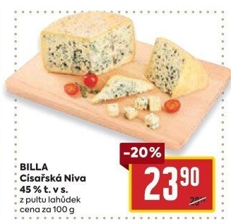 Sýr Niva císařská 45% Billa