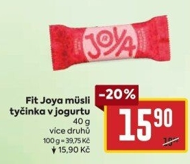 Tyčinka cereální Fit Joya