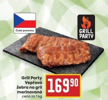 Vepřová žebra marinovaná na gril Grill Party