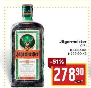 Bylinný likér Jägermeister