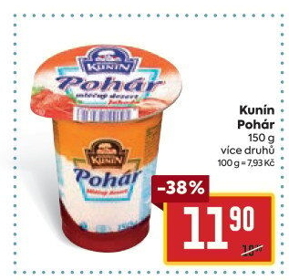 Mléčný Pohár Mlékárna Kunín