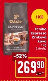 Zrnkové kávy Tchibo Espresso