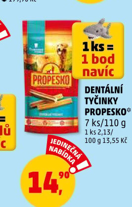 Pamlsky pro psy dentální snack Propesko