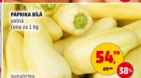 Paprika bílá