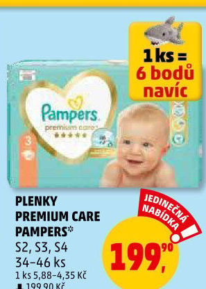 Pleny dětské Pampers Premium Care