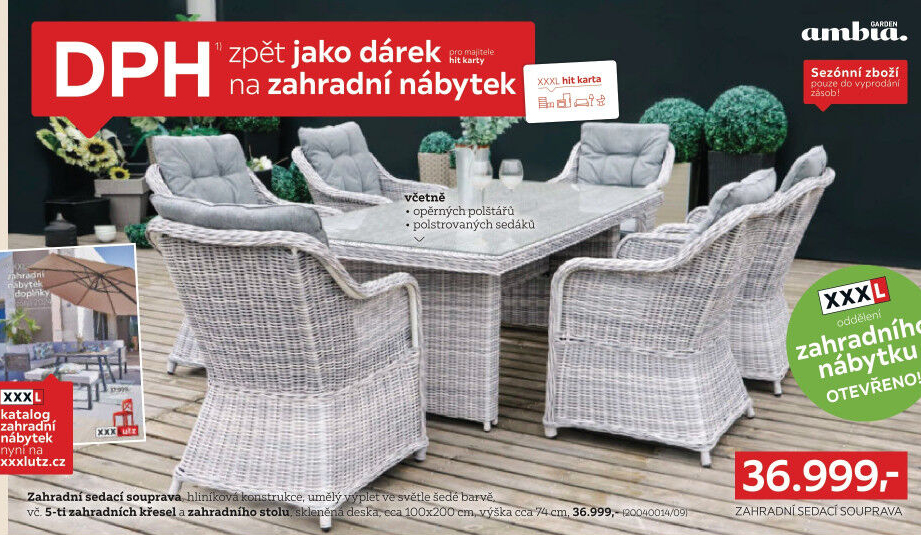 JÍDELNÍ TERASOVÁ SOUPRAVA