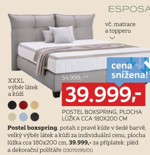 POSTEL BOXSPRING