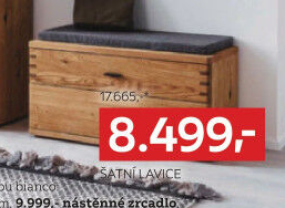 ŠATNÍ LAVICE