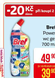 Čistič WC gelový Power Gel Bref