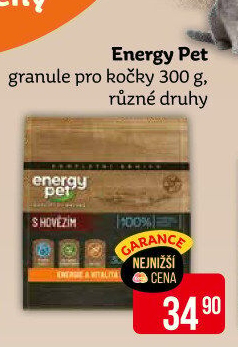 Granule pro kočky Energy Pet