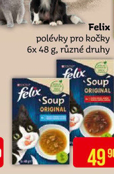 Kapsičky pro kočky Soup Felix Purina