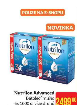 Kojenecká výživa Nutrilon Advanced
