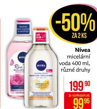 Micelární voda Nivea