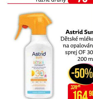 Mléko dětské na opalování ve spreji OF 30 Astrid Sun