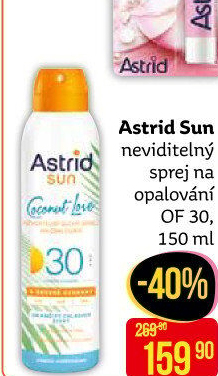 Neviditelný sprej na opalování OF 30 Astrid Sun
