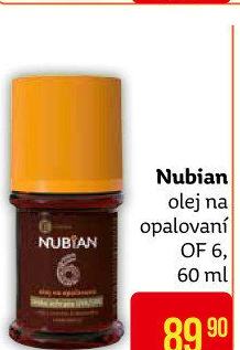 Olej na opalování OF 6 Nubian