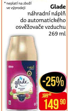 Osvěžovače vzduchu Glade by Brise Automatic spray - náplň
