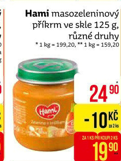 Příkrm masozeleninový Hami