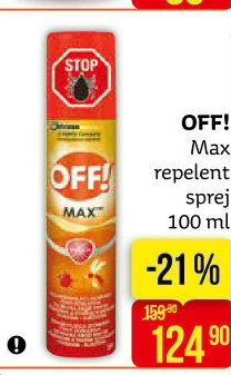 Repelent sprej na komáry a klíšťata Max Off!