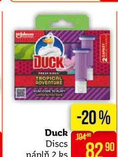 WC blok bodový Fresh Discs Duck - náplň