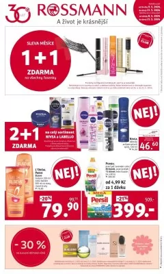 akční leták ROSSMANN drogerie 9.5.2024-21.5.2024